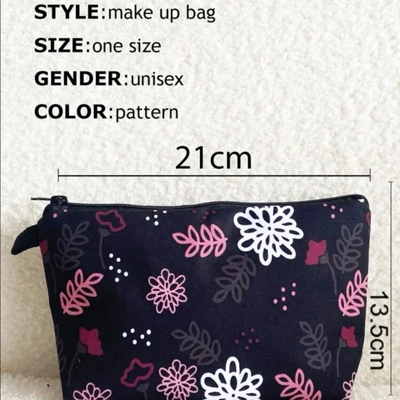🌻 Make-up Pouch Floral - Picture 3 of 3